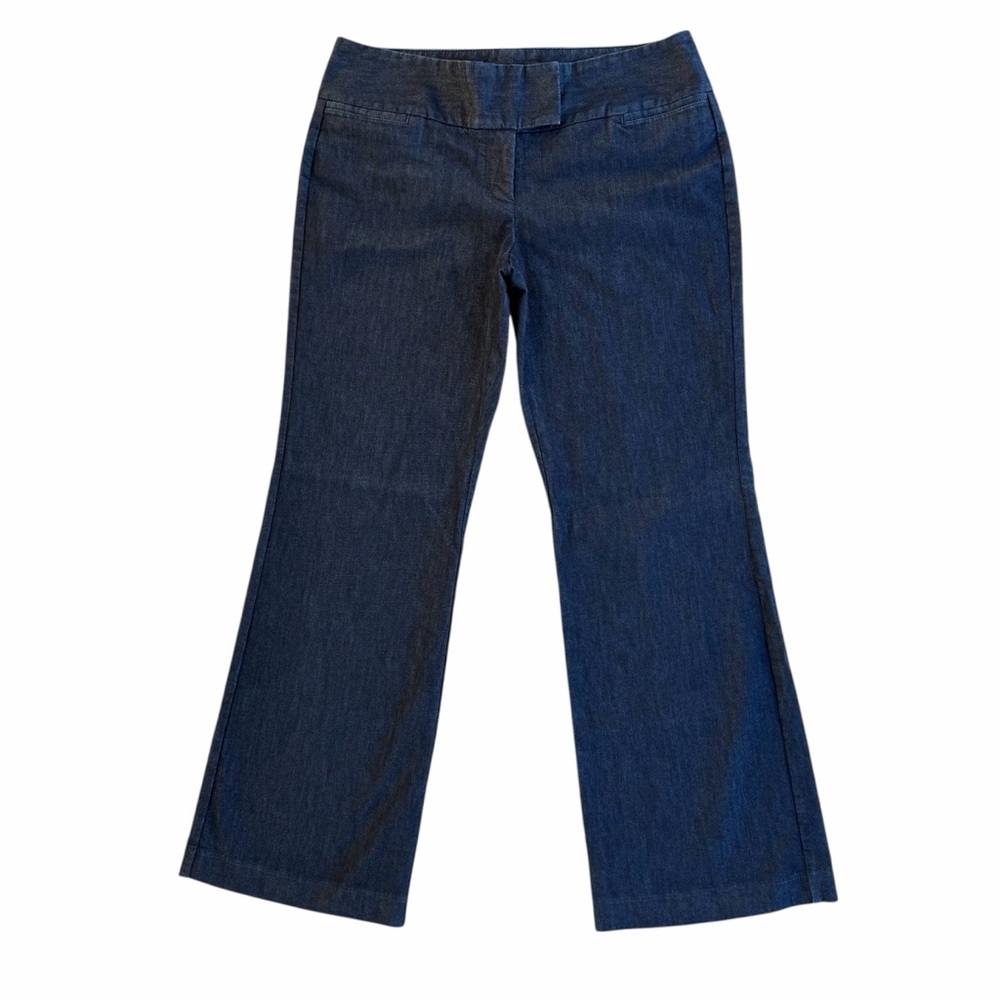 Express Design Studio Editor Mid-Rise Wide Leg Stretch Trouser Jeans ~ Size 12